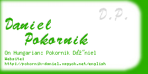 daniel pokornik business card